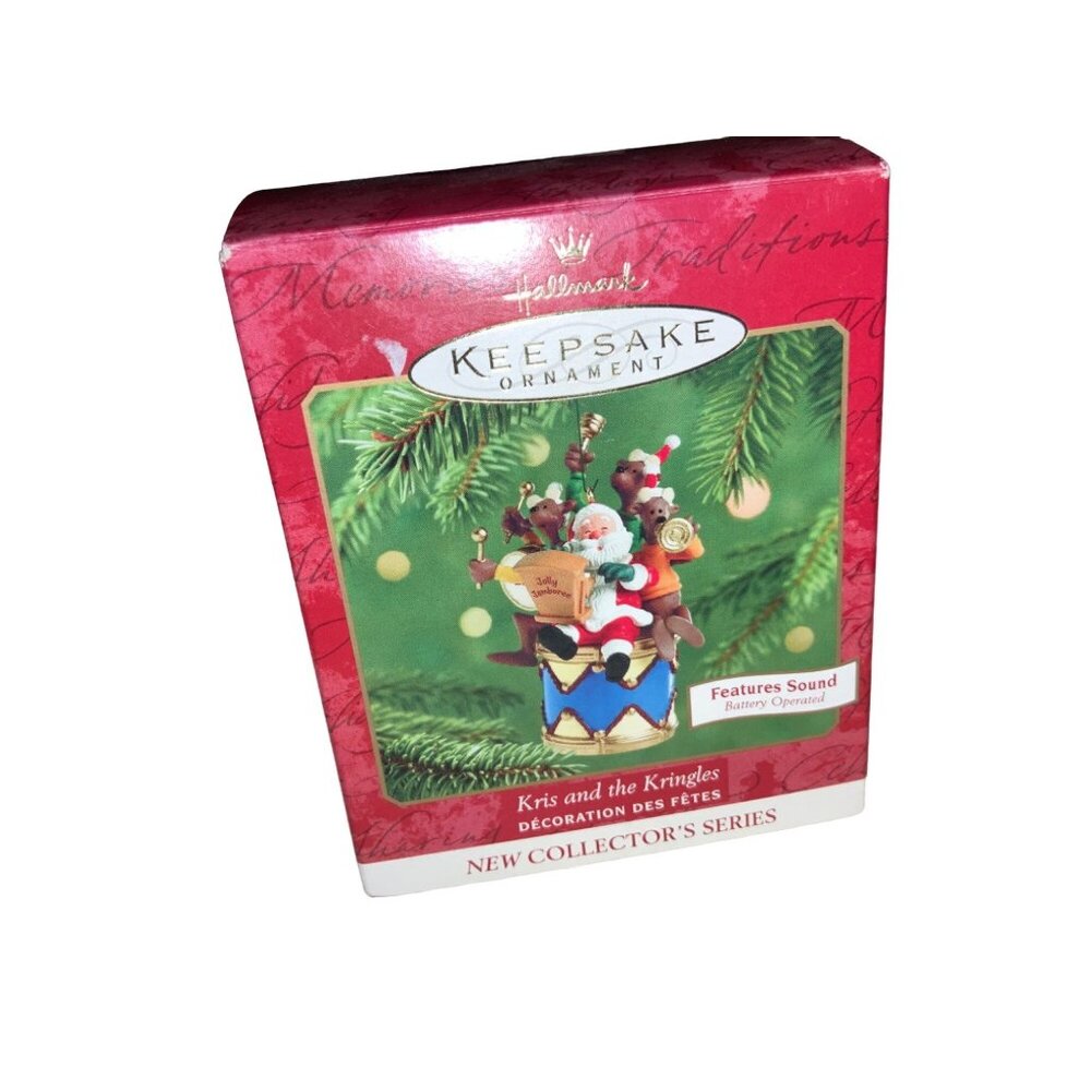 Hallmark Keepsake Ornament  Kris’s and the Kringle Santa and Reindeer - Picture 10 of 14